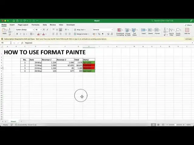 'Video thumbnail for Excel 365: Hướng dẫn dùng Format Painter'