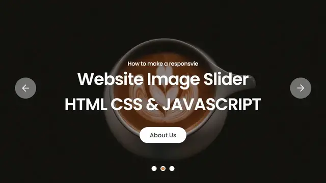 'Video thumbnail for How to make Responsive Image Slider in HTML CSS & JavaScript_Swiperjs _ Image Slideshow'