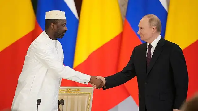 'Video thumbnail for Russia expands military footprint in Sahel with shift from Wagner to state-controlled Africa Corps'