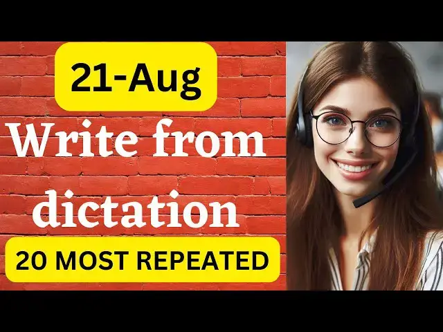 'Video thumbnail for PTE Write From Dictation (Academic and Core) - August 2024 - Most Repeated'