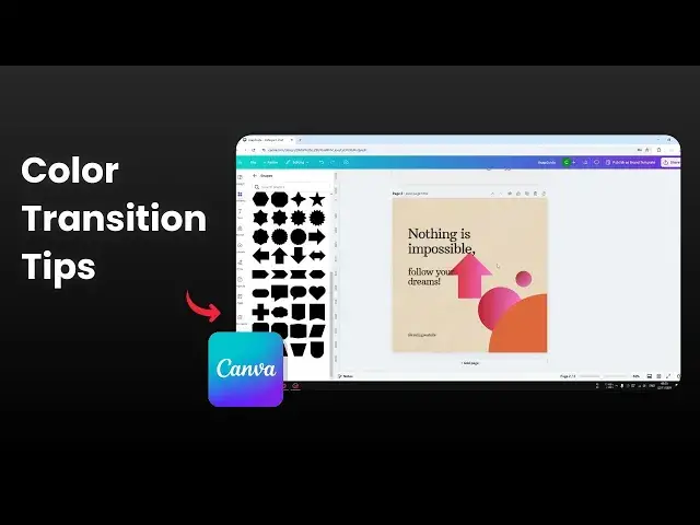 'Video thumbnail for How to Change Solid Color to Gradient in Canva'