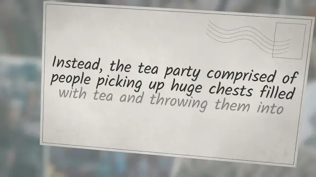 'Video thumbnail for The Boston Tea Party | American History'