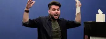 'Video thumbnail for TV Exclusive: Cesar Rocha, CSA Auditions for Usnavi on TURNING THE TABLES'