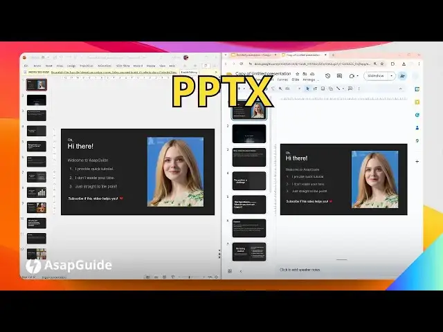'Video thumbnail for How to Download a Google Slides Presentation as a PowerPoint File'