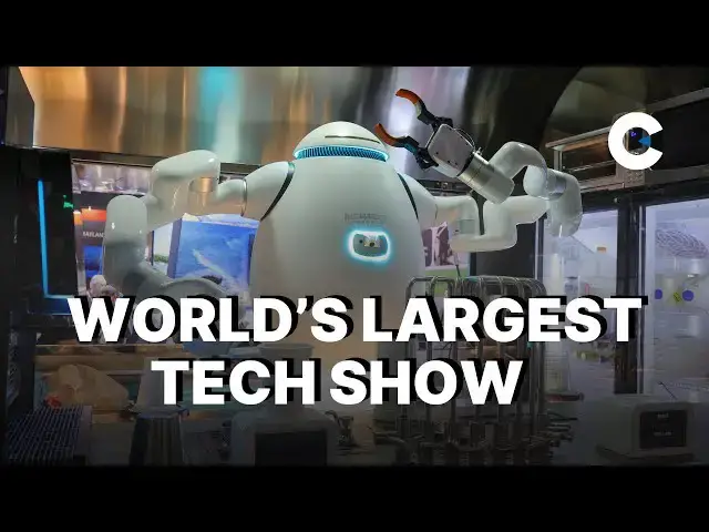 'Video thumbnail for Inside CES 2025: Robot dogs, AI and solar powered cars'