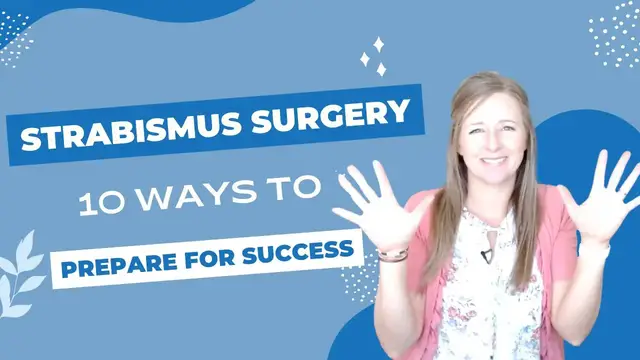 'Video thumbnail for Sail through the first 24 hours after Strabismus Surgery with These 10 Essential Items'