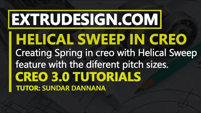 'Video thumbnail for Helical Sweep- Explained in detail |ExtruDesign|'