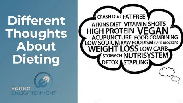 'Video thumbnail for Different Thoughts About Dieting (audio only)'