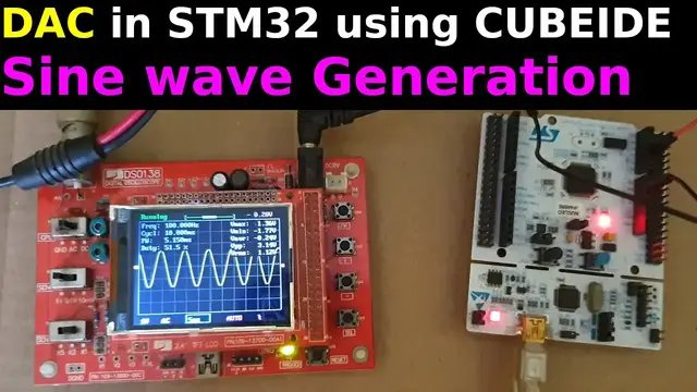 'Video thumbnail for DAC in STM32 || Sine wave || HAL || CubeIDE'