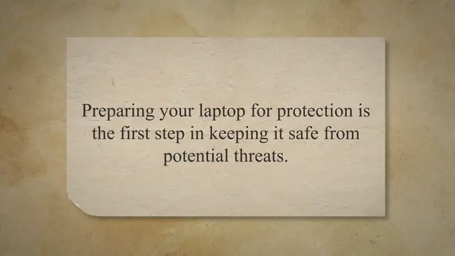 'Video thumbnail for 4. Backing Up Data Regularly
5. Keeping Your Laptop Updated

"5 Tips and Tricks for Protecting Your Laptop from Threats'