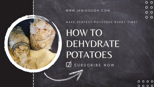 'Video thumbnail for How To Dehydrate Potatoes // Jeni Gough'