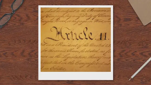 'Video thumbnail for US Constitution - Article 2 Section 1'