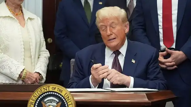 'Video thumbnail for Trump orders new tariffs on key U.S. trade partners'