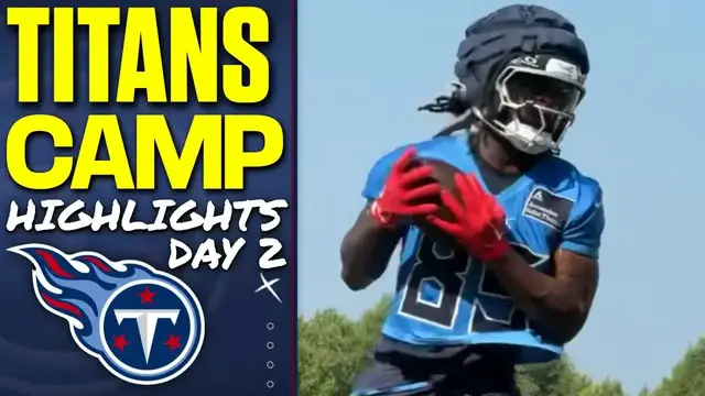 'Video thumbnail for a to z sports nashville: tennessee titans training camp day 2 highlights'