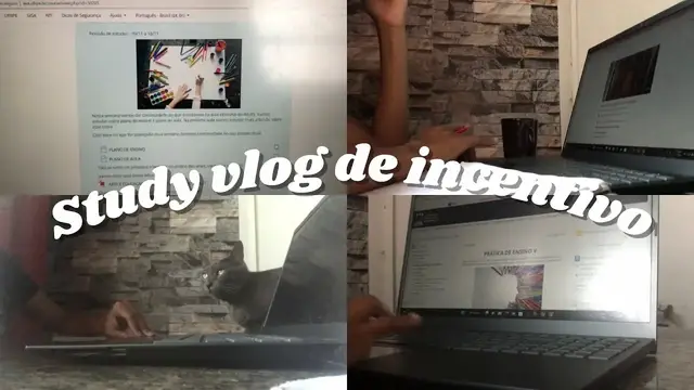 'Video thumbnail for STUDY VLOG: Estude comigo 📚 | ASMR'