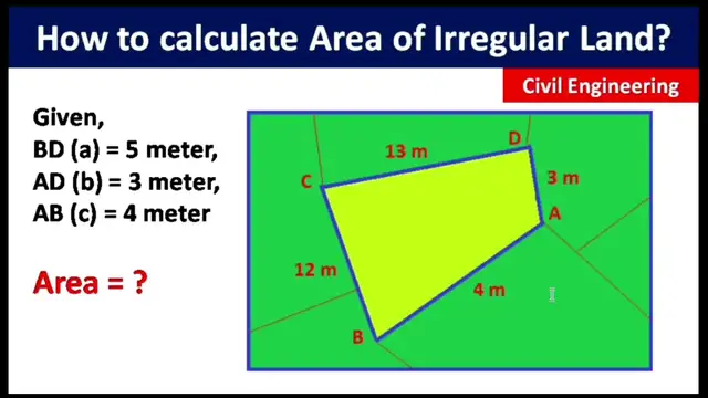 'Video thumbnail for How to Calculate Area of Irregular Land or Plot Step by Step'