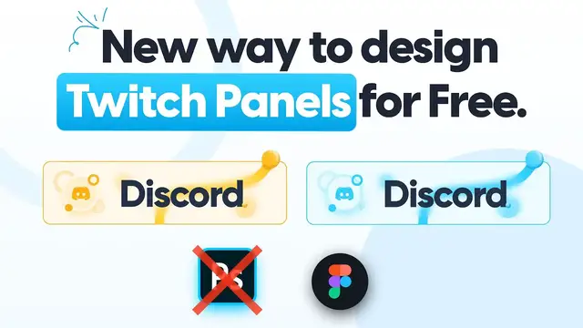 'Video thumbnail for New way to design Twitch Panels wihtout Photoshop in 2022 | Figma Tutorial'