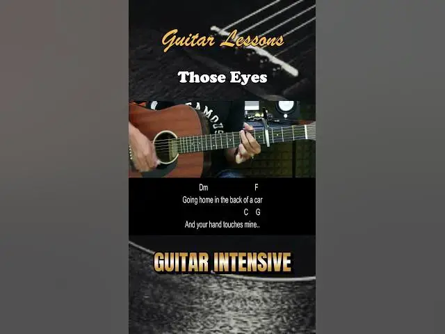 'Video thumbnail for Those Eyes - New West | EASY Guitar Lessons - Chords - Guitar Tutorial'