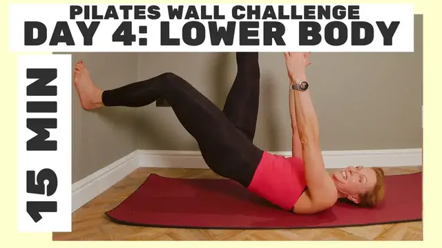 'Video thumbnail for Pilates Wall Workout Challenge Day 4: Lower Body'