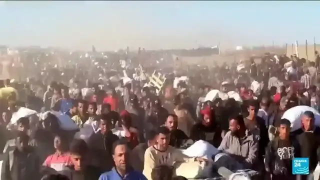 'Video thumbnail for Israel strikes medical center in Gaza as ceasefire talks stall in Doha'