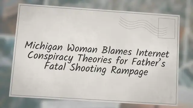 'Video thumbnail for Michigan Woman Blames Internet Conspiracy Theories for Father’s Fatal Shooting Rampage'
