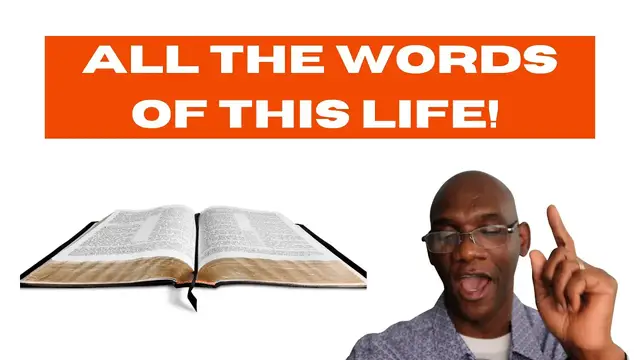 'Video thumbnail for Speak To The People All The Words of This Life! #LeroyADaley'