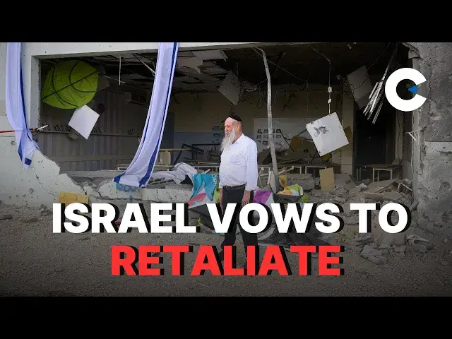 'Video thumbnail for Iran missile barrage on Israel sends oil prices higher'