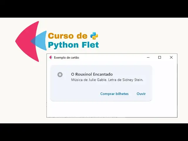'Video thumbnail for Curso de Python Flet - Como Criar um Card no Flet #09'