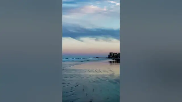 'Video thumbnail for Stop and stare. Sunset on Daytona Beach Shores.'