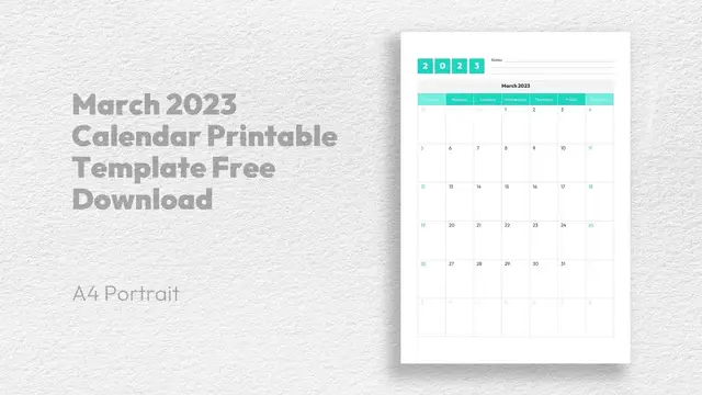 'Video thumbnail for Monthly Calendar for March 2023 Free Download: PDF, PPT, and Google Slides'