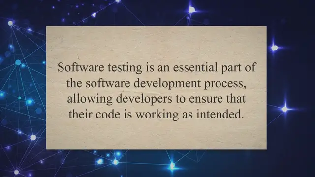 'Video thumbnail for Mastering Software Testing: A Step-By-Step Guide to Effective Testing and Debugging'
