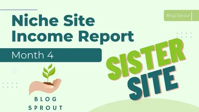 'Video thumbnail for Niche Website Income Report for Blogging - Month 4 Sister Site - 0$'
