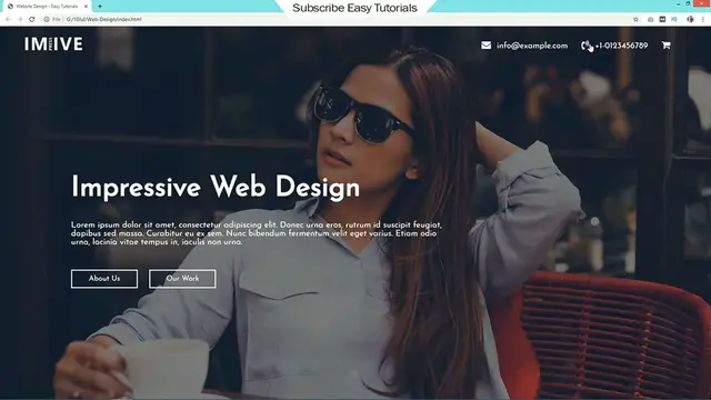 'Video thumbnail for How To Make A Website Using HTML And CSS Step by Step _ Website Header Design'