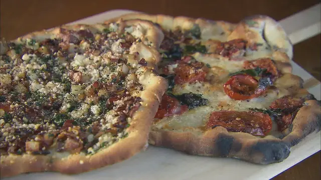 'Video thumbnail for Wood Oven Pizzas (Margherita And Bacon Potato)'