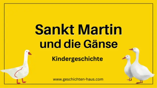 'Video thumbnail for Die Geschichte von Sankt Martin und den Gänsen'