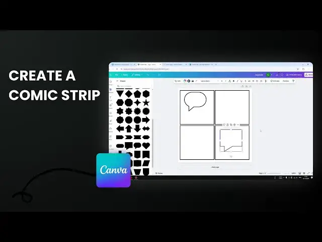 'Video thumbnail for How to Create a Comic Strip in Canva'