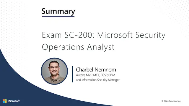 'Video thumbnail for Exam SC-200 Course Summary'