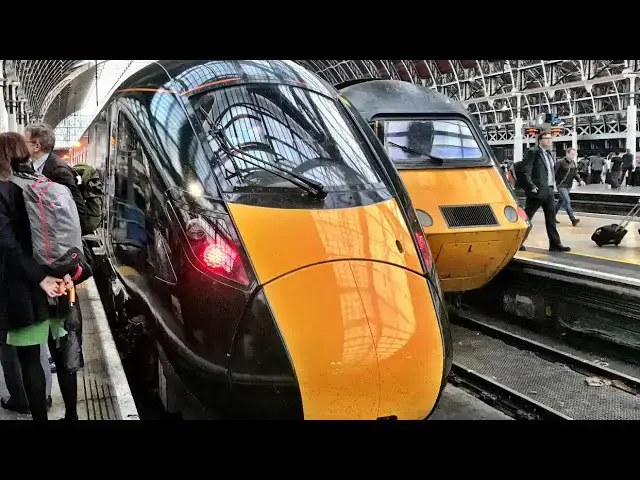 'Video thumbnail for The VERY FIRST GWR Class 800 Hitachi Super Express Train! Monday 16th October 2017'