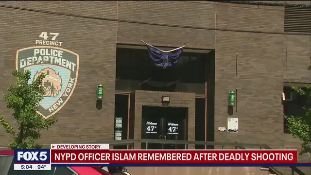 'Video thumbnail for Dignified transfer of fallen NYPD officer, victim of NYC shooting'