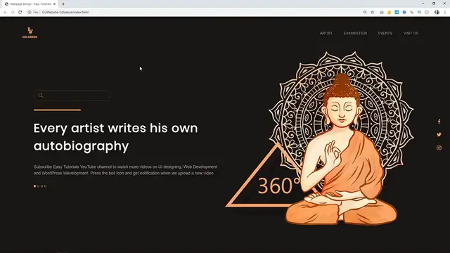 'Video thumbnail for How To Make A Website Using HTML And CSS Step By Step _ Create Website Header'