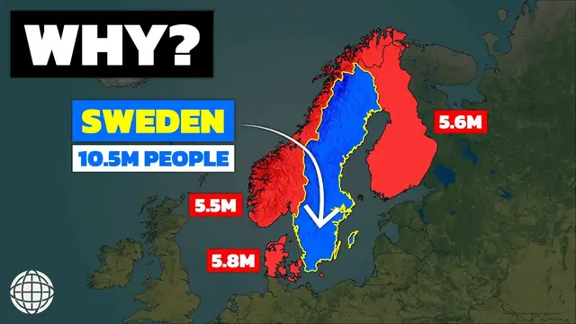 'Video thumbnail for Why Sweden Dominates Scandinavia's Population'