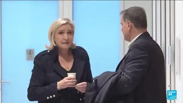 'Video thumbnail for French far-right leader Le Pen slams verdict as 'political decision''