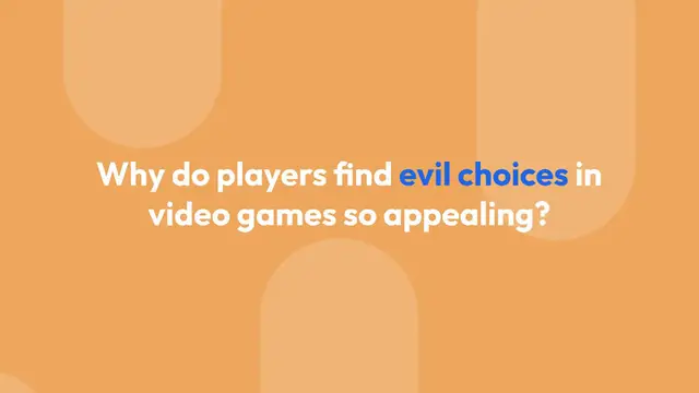 'Video thumbnail for The Dark Appeal of Evil Choices'