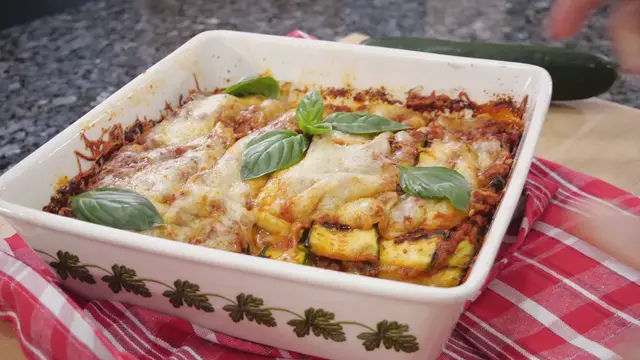 'Video thumbnail for Easy & Cheesy Zucchini Lasagna – A Healthy Twist on Comfort Food'