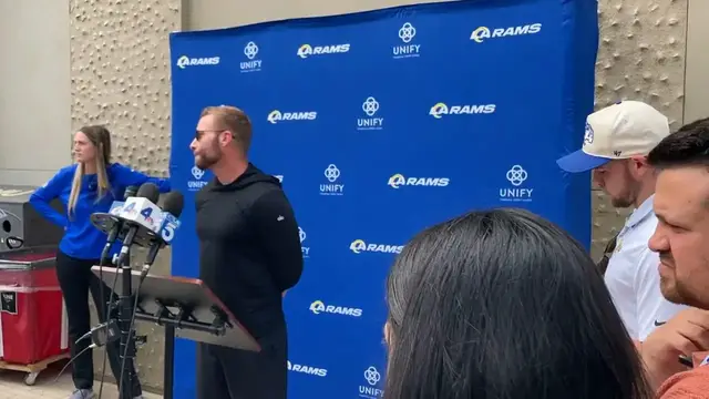 'Video thumbnail for Los Angeles Rams HC Sean McVay on Coaching Continuity'