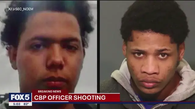 'Video thumbnail for CBP officers show support during accused migrant shooter's court appearance'