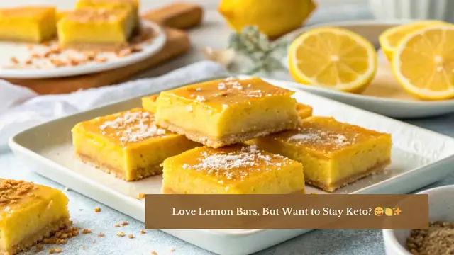 'Video thumbnail for Keto Lemon Bars | Zesty & Guilt-Free Treat!'