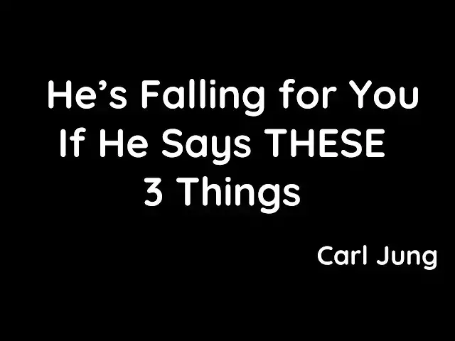'Video thumbnail for 3 Phrases That Mean He’s Falling for You – Carl Jung’s Hidden Signs of Love'