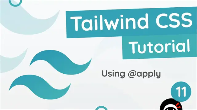 'Video thumbnail for Tailwind CSS Tutorial #11 - @apply Directive'