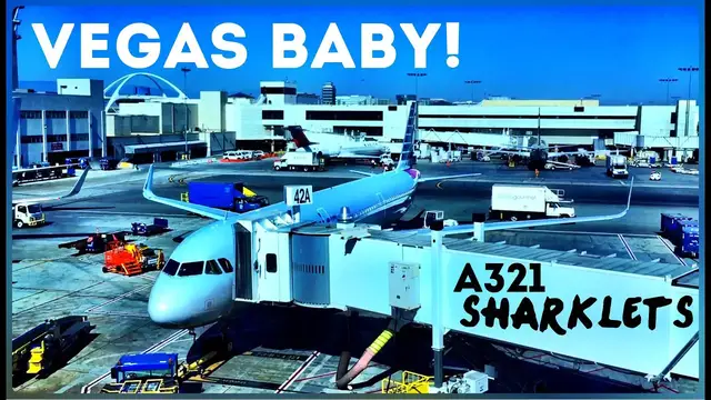'Video thumbnail for Vegas! First Class, American Airlines, A321 Sharklets.'